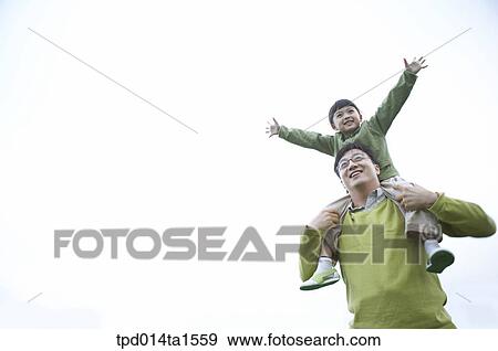 Stock Photo - family, feeling, day, daytime, Asian, daughter. Fotosearch