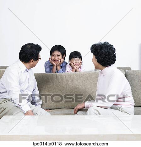family, living room, old, family, Asian, person View Large Photo Image Stock Photo - family, living room, old, family, Asian, person. Fotosearch
