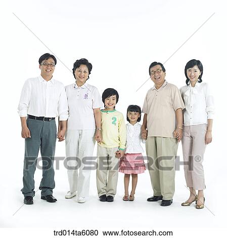 Stock Image - family, brother, sister, old couple, old, object. Fotosearch