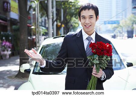 bouquet, day, daytime, Asian, business, businessman View Large Photo Image Stock Photo - bouquet, day, daytime, Asian, business, businessman. Fotosearch