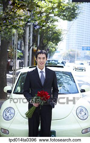 flower, bouquet, day, daytime, person, outside, car View Large Photo Image Stock Photograph - flower, bouquet, day, daytime, person, outside, car. Fotosearch