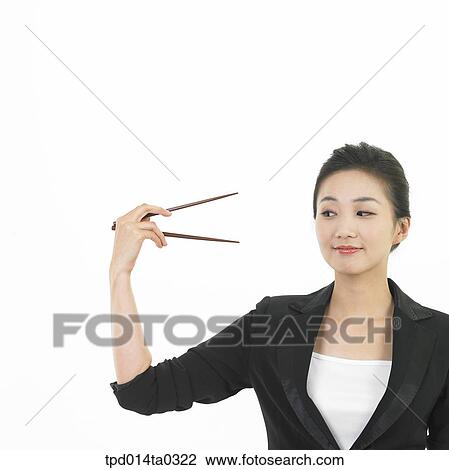 object, Asian, person, bust, woman, chopsticks, Korean View Large Photo Image Stock Image - object, Asian, person, bust, woman, chopsticks, Korean. Fotosearch