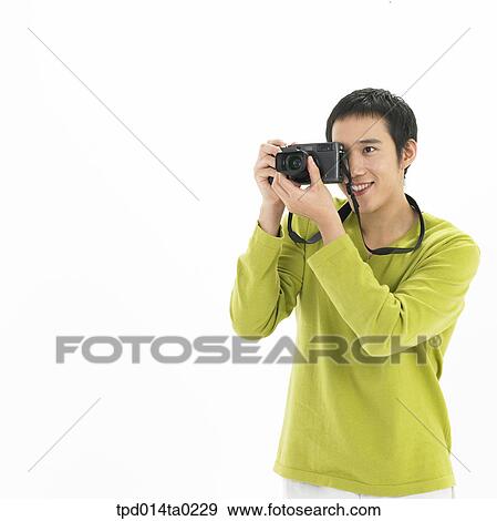 Stock Photo - object, Asian, person, photograph, picture, smile. Fotosearch