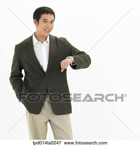 object, Asian, person, watch, clock, smile View Large Photo Image Stock Photo - object, Asian, person, watch, clock, smile. Fotosearch