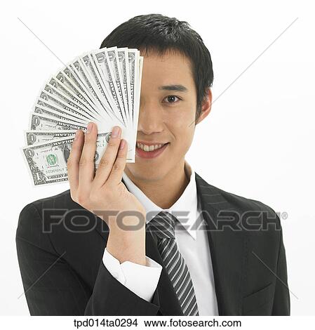 object, money, Asian, business, businessman, person View Large Photo Image Picture - object, money, Asian, business, businessman, person. Fotosearch