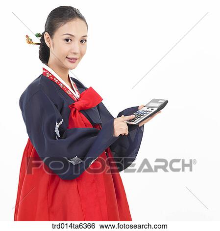 calculator, object, Asian, festival, smile, clothes, person View Large Photo Image Stock Photograph - calculator, object, Asian, festival, smile, clothes, person. Fotosearch