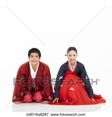 Stock Photo - family, object, Asian, smile, clothes, couple. Fotosearch