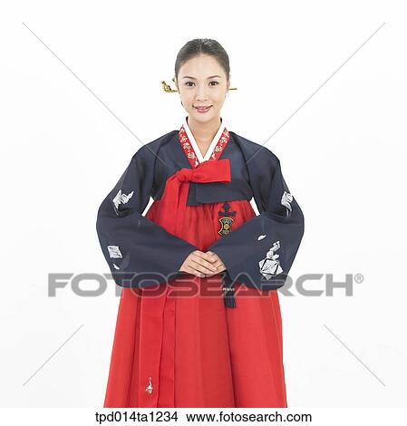 Korean, Asian, person, Korea, Korean tradition, traditional clothes, clothes View Large Photo Image Picture - Korean, Asian, person, Korea, Korean tradition, traditional clothes, clothes. Fotosearch