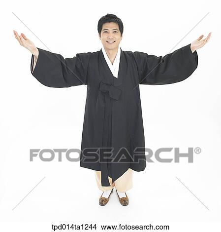Korean, Asian, person, Korea, Korean tradition, traditional clothes, clothes View Large Photo Image Picture - Korean, Asian, person, Korea, Korean tradition, traditional clothes, clothes. Fotosearch