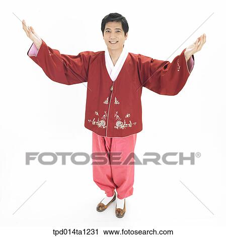 Korean, Asian, person, Korea, Korean tradition, traditional clothes, clothes View Large Photo Image Stock Image - Korean, Asian, person, Korea, Korean tradition, traditional clothes, clothes. Fotosearch