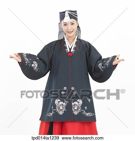 Korean, Asian, person, Korea, Korean tradition, traditional clothes, clothes View Large Photo Image Stock Photo - Korean, Asian, person, Korea, Korean tradition, traditional clothes, clothes. Fotosearch