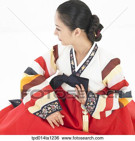 Korean, Asian, person, Korea, Korean tradition, traditional clothes, clothes View Large Photo Image Stock Photograph - Korean, Asian, person, Korea, Korean tradition, traditional clothes, clothes. Fotosearch