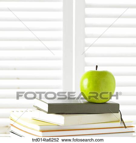 notebook, fruit, notebook, book, apple, office supply, book View Large Photo Image Stock Image - notebook, fruit, notebook, book, apple, office supply, book. Fotosearch