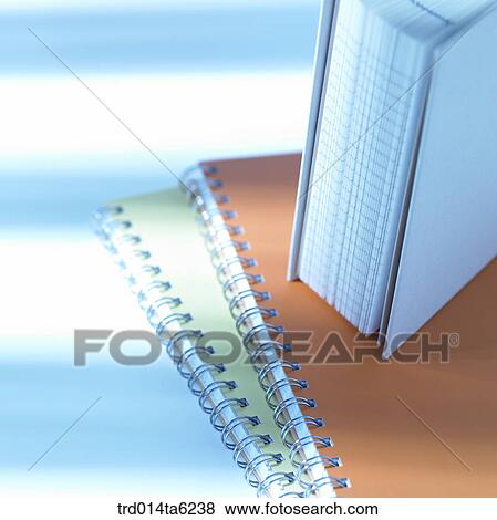 Stock Photo - notebook, notebook, object, office supply, supply, exercise book, object. Fotosearch
