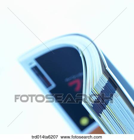 Stock Photo - object, supply, object, magazine, book, closeup, book. Fotosearch