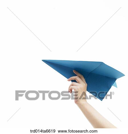 person, body, hand, closeup, object, toy, paper airplane View Large Photo Image Stock Photo - person, body, hand, closeup, object, toy, paper airplane. Fotosearch