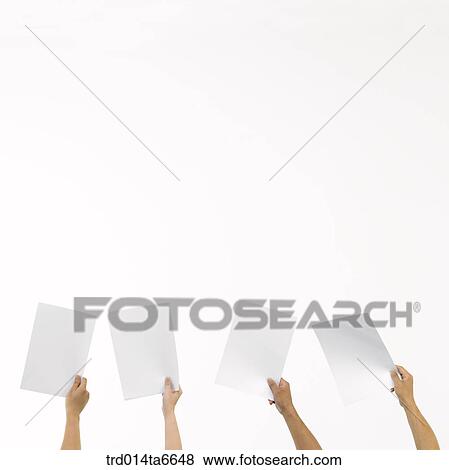 Stock Photo - person, body, hand, closeup, object, paper, message. Fotosearch