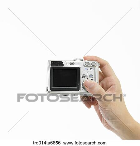 person, body, hand, closeup, object, digital camera, camera View Large Photo Image Stock Photograph - person, body, hand, closeup, object, digital camera, camera. Fotosearch