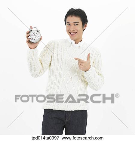 person, Asian, Korean, object, clock, alarm clock View Large Photo Image Stock Photo - person, Asian, Korean, object, clock, alarm clock. Fotosearch