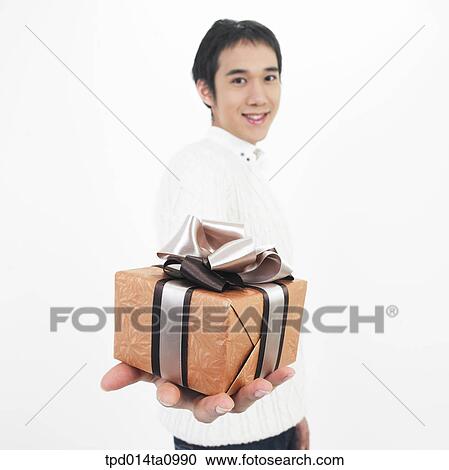 person, Asian, Korean, object, gift, present box View Large Photo Image Stock Image - person, Asian, Korean, object, gift, present box. Fotosearch