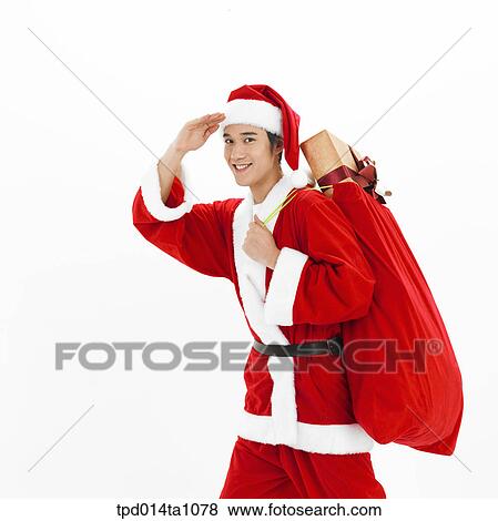 person, Asian, Korean, object, Santa, Santa Claus View Large Photo Image Stock Photo - person, Asian, Korean, object, Santa, Santa Claus. Fotosearch
