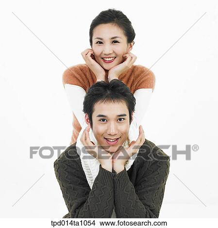 person, Asian, Korean, woman, object, couple View Large Photo Image Picture - person, Asian, Korean, woman, object, couple. Fotosearch