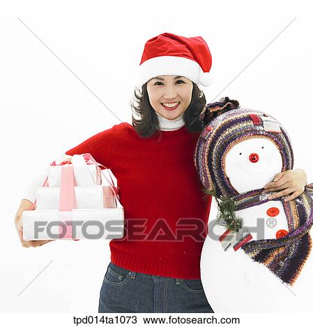 person, Asian, Korean, woman, object, Santa, Santa Claus View Large Photo Image Stock Image - person, Asian, Korean, woman, object, Santa, Santa Claus. Fotosearch