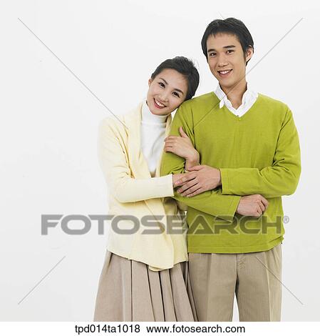 Stock Photo - person, Asian, Korean, woman, object, couple. Fotosearch