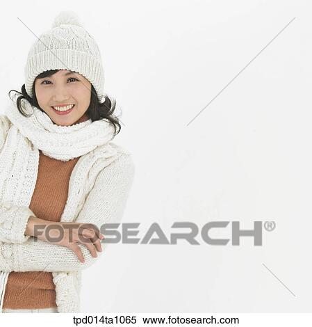 person, Asian, Korean, woman, object, winter, muffler View Large Photo Image Stock Photography - person, Asian, Korean, woman, object, winter, muffler. Fotosearch