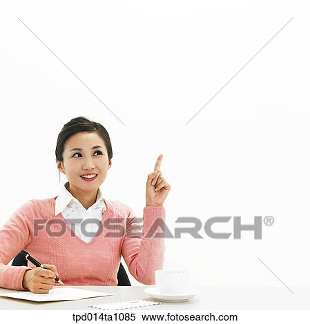 person, Asian, Korean, woman, object, letter, sitting View Large Photo Image Stock Photography - person, Asian, Korean, woman, object, letter, sitting. Fotosearch