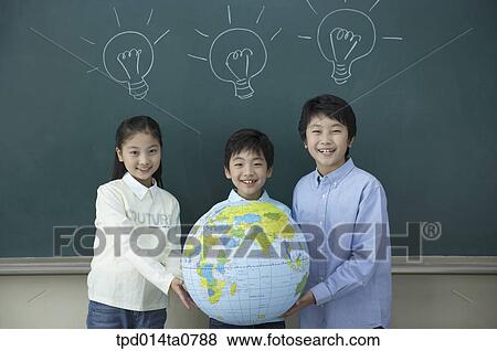 classroom, education, Asian, smile, person, inside View Large Photo Image Stock Photo - classroom, education, Asian, smile, person, inside. Fotosearch