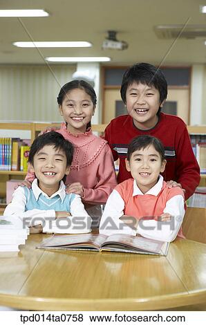 education, group, library, Asian, smile, person View Large Photo Image Stock Photo - education, group, library, Asian, smile, person. Fotosearch