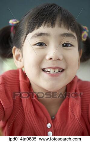 elementary school student, smile, woman, inside, person, closeup, Asian View Large Photo Image Stock Photography - elementary school student, smile, woman, inside, person, closeup, Asian. Fotosearch
