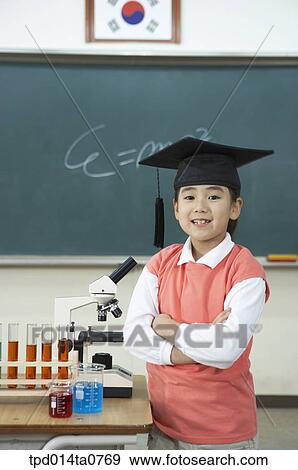 science, laboratory, classroom, education, Asian, smile, person View Large Photo Image Stock Photo - science, laboratory, classroom, education, Asian, smile, person. Fotosearch