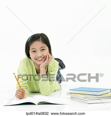 education, object, Asian, exercise book, smile, person, child View Large Photo Image Stock Image - education, object, Asian, exercise book, smile, person, child. Fotosearch
