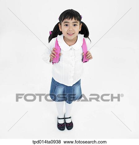education, object, Asian, going to school, smile, person, child View Large Photo Image Stock Photo - education, object, Asian, going to school, smile, person, child. Fotosearch