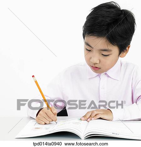 education, object, Asian, person, child, pencil View Large Photo Image Stock Image - education, object, Asian, person, child, pencil. Fotosearch