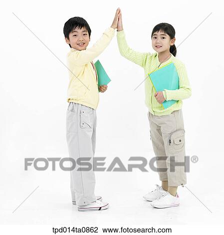 Stock Image - education, object, Asian, smile, person, child. Fotosearch