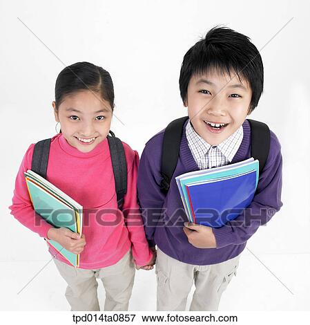 Stock Photo - education, object, Asian, smile, person, hands. Fotosearch