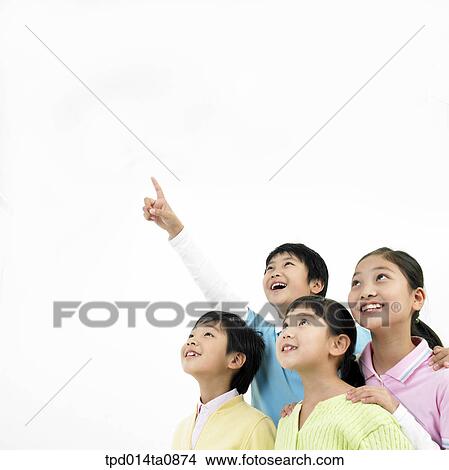 pointing, education, group, object, low angle, person View Large Photo Image Picture - pointing, education, group, object, low angle, person. Fotosearch