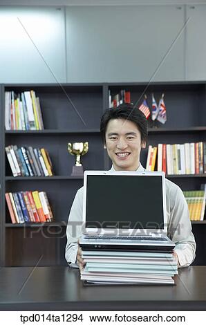person, Asian, Korean, inside, business, businessman View Large Photo Image Picture - person, Asian, Korean, inside, business, businessman. Fotosearch