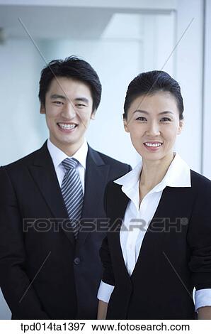 Stock Photo - person, Asian, Korean, woman, inside, business. Fotosearch