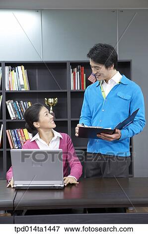 person, Asian, Korean, woman, inside, business View Large Photo Image Stock Photo - person, Asian, Korean, woman, inside, business. Fotosearch
