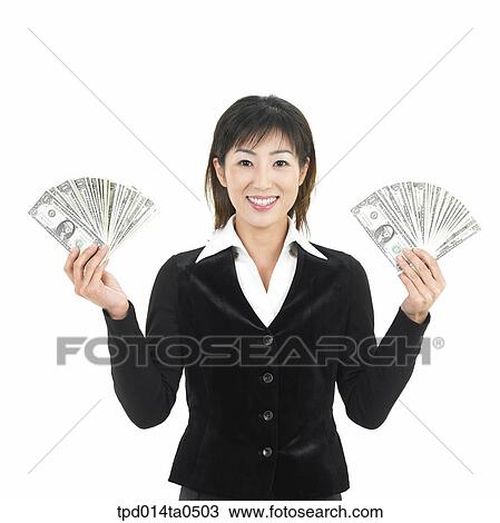economy, object, money, Asian, business, businesswoman, person View Large Photo Image Stock Image - economy, object, money, Asian, business, businesswoman, person. Fotosearch