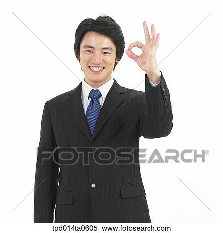 object, Asian, business, businessman, person, Okay View Large Photo Image Stock Photography - object, Asian, business, businessman, person, Okay. Fotosearch