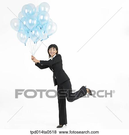 Stock Photo - object, Asian, business, businesswoman, person, woman, smile. Fotosearch