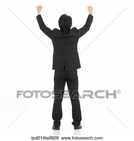 object, Asian, figure from behind, business, businessman, person View Large Photo Image Stock Photo - object, Asian, figure from behind, business, businessman, person. Fotosearch
