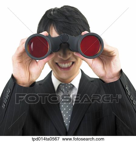 object, Asian, telescope, business, businessman, person View Large Photo Image Stock Photo - object, Asian, telescope, business, businessman, person. Fotosearch