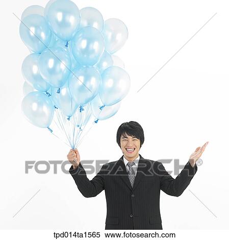 Stock Photography - person, Asian, Korean, object, business, businessman. Fotosearch