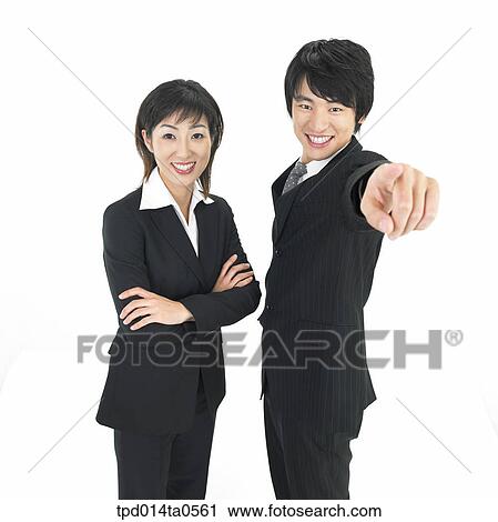pointing, object, Asian, business, businessman, businesswoman View Large Photo Image Stock Image - pointing, object, Asian, business, businessman, businesswoman. Fotosearch